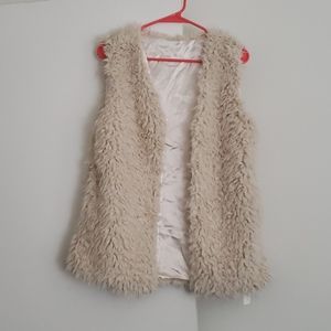 Lamb shearling vest